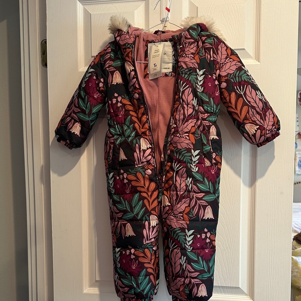 Colorful Floral Snowsuit